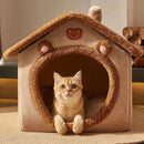 CaveSofa™ | Casinha Sofá Dobrável Removível e Lavável para Gatos e Cães — Conforto Total