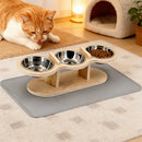TrioTilt™ | Conjunto de 3 Tigelas em Aço Inox com Inclinação de 15° para Pets