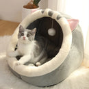 DreamCave™ | Cama Caverna Dobrável Removível com Estampa Cartoon para Pets