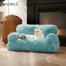 LuxSofa™ | Sofá de Pelúcia Longa Espessada para Gatos Grandes — Alto e Acolchoado