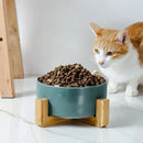 CeramSet™ | Conjunto Duplo de Tigelas de Cerâmica Autômontável para Gatos