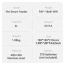 SmartFeed™ | Comedouro Automático Inteligente 2L com Controle por Aplicativo para Gatos