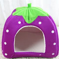StrawCave™ | Casinha Dobrável de Inverno com Almofada Removível para Gatos e Cães