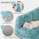 LuxSofa™ | Sofá de Pelúcia Longa Espessada para Gatos Grandes — Alto e Acolchoado