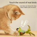SongBird™ | Passarinho Elétrico Simulado com Som de Piar e Asas Batendo para Gatos