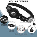 SmartTag™ | Coleira para Gatos com Suporte AirTag e QR Code de Identificação