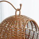 RattanNest™ | Ninho Suspenso em Rattan Trançado para Gatos — Estilo e Conforto