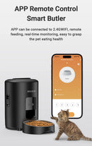 SmartFeed™ | Comedouro Automático Inteligente 2L com Controle por Aplicativo para Gatos
