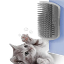 ScratchCorner™ | Escova de Canto Removível para Massagem e Remoção de Pelos de Gatos