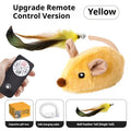 MouseBot™ | Rato Eletrônico Interativo com Sensor de Movimento para Gatos — USB Recarregável