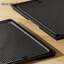DualMat™ | Tapete 2 em 1 Antiescorregamento para Caixa de Areia e Sanitário de Gatos