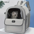 CapsulePet™ | Mochila Transportadora Grande com Cápsula Respirável para Gatos
