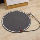ScratchMat™ | Tapete Arranhador de Sisal para Gatos — Para Arranhar e Descansar