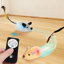 MouseBot™ | Rato Eletrônico Interativo com Sensor de Movimento para Gatos — USB Recarregável