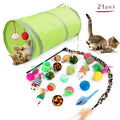 PlayKit™ | Kit Completo de Brinquedos para Gatos com Varinhas, Ratinhos, Bolas e Sino
