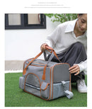 SturdyBag™ | Bolsa Transportadora Reforçada com Bolsos para Gatos e Cães