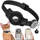 SmartTag™ | Coleira para Gatos com Suporte AirTag e QR Code de Identificação