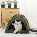 TentBed™ | Cama Tenda Tipo Concha de Inverno com Almofada para Gatos e Cães