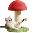 MushroomTree™ | Torre Arranhadora em Formato de Cogumelo para Gatos — Arranha, Escala e Brinca