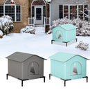 OutdoorCave™ | Casinha Impermeável Quente para Gatos e Cães ao Ar Livre — Inverno