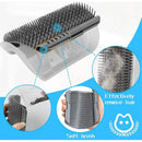 ScratchCorner™ | Escova de Canto Removível para Massagem e Remoção de Pelos de Gatos