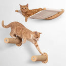 ClimbWall™ | Prateleira de Escalada para Gatos com Corda de Sisal