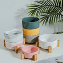 CeramDuo™ | Conjunto Duplo de Tigelas de Cerâmica Autômontável 400ml para Gatos