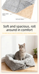 CarNest™ | Cama Dobrável de Inverno para Gatos e Cães — Ideal para Carros e Ambientes