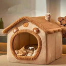 CaveSofa™ | Casinha Sofá Dobrável Removível e Lavável para Gatos e Cães — Conforto Total