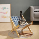 ReclineKat™ | Sofá Reclinável de 4 Posições com Arranhador Sisal para Gatos