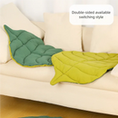LeafMat™ | Tapete Cama de Algodão Dupla-Face em Formato de Folha para Gatos e Cães