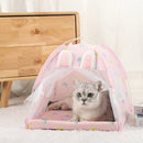 TentBed™ | Cama Tenda Tipo Concha de Inverno com Almofada para Gatos e Cães