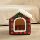 FoldHouse™ | Casinha Dobrável Removível e Lavável para Gatos e Cães de Pequeno Porte