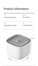 AquaCircle™ | Bebedouro Elétrico 3L com Recirculação Automática e Filtro para Gatos