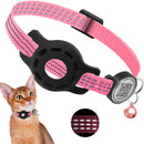SmartTag™ | Coleira para Gatos com Suporte AirTag e QR Code de Identificação