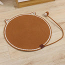 ScratchMat™ | Tapete Arranhador de Sisal para Gatos — Para Arranhar e Descansar