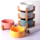 CeramSet™ | Conjunto Duplo de Tigelas de Cerâmica Autômontável para Gatos