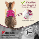 SafeWalk™ | Peitoral de Malha com Guia para Gatos e Cães Pequenos