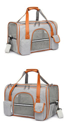 SturdyBag™ | Bolsa Transportadora Reforçada com Bolsos para Gatos e Cães