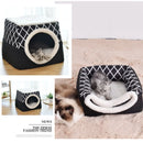 VillaPet™ | Casa-Cama Fechada Quente para Gatos e Cães no Inverno