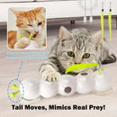 WiggleWorm™ | Brinquedo Lagarta Interativa com Ventosa para Gatos — Estimulação Mental