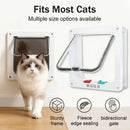 FlipSafe™ | Porta Basculante em PVC com Trava 4 Vias para Pets