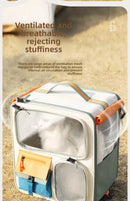 TravelPet™ | Mochila Mala com Trolley para Gatos e Cães Pequenos