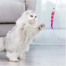FeatherRod™ | Vareta Interativa com Penas e Sineta para Gatos — Estimulação e Caça