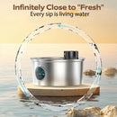 ChargeFount™ | Bebedouro de Aço Inox Sem Fio com Recarga para Gatos