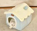 FoldHouse™ | Casinha Dobrável Removível e Lavável para Gatos e Cães de Pequeno Porte